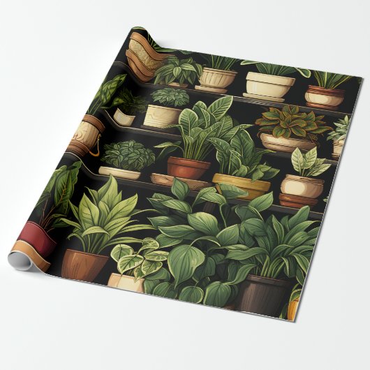 House Plants Geschenkpapier (Ungerollt)