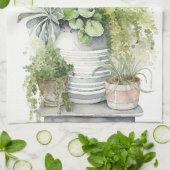 House Plants Geschirrtuch (Gefaltet)