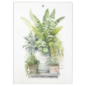 House Plants Klemmbrett (Rückseite)