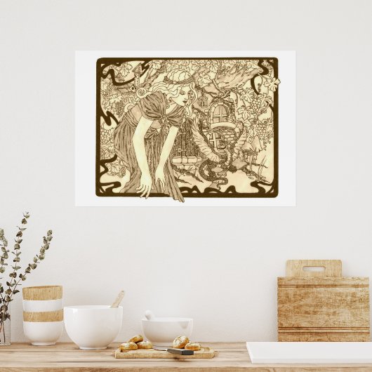 House Proud Dragon Poster (Küche)