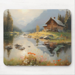 House River Landscape Mousepad