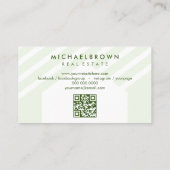 House Roof Real Anwesen QR Code Visitenkarte (Rückseite)