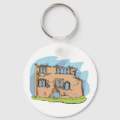 House Ruins Crumbling Gebäude Schlüsselanhänger (Vorderseite)