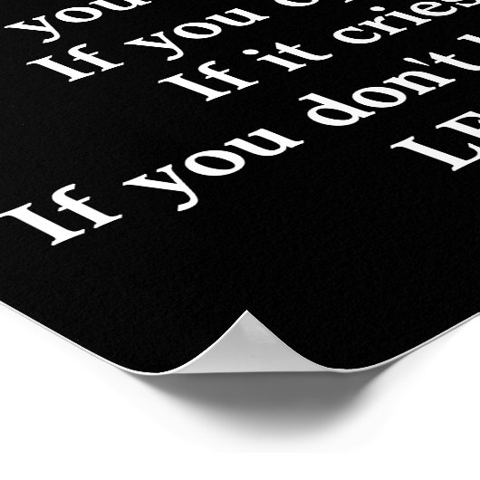 House Rules - Plakatdruck Poster (Ecke)