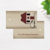 House & Sheep Hang Tag (Schreibtisch)