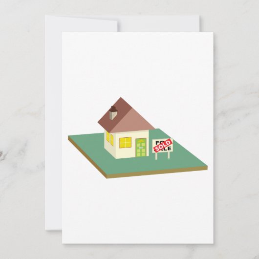 House Sold Einladung (Vorderseite)
