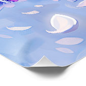 House Sparrow auf einer Zweigniederlassung Impress Poster (Ecke)