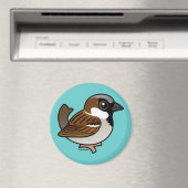 House Sparrow Magnet (In Situ (Geschirrspüler))