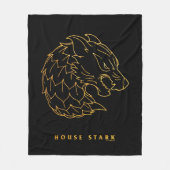 House Stark Icon Fleecedecke (Vorderseite)