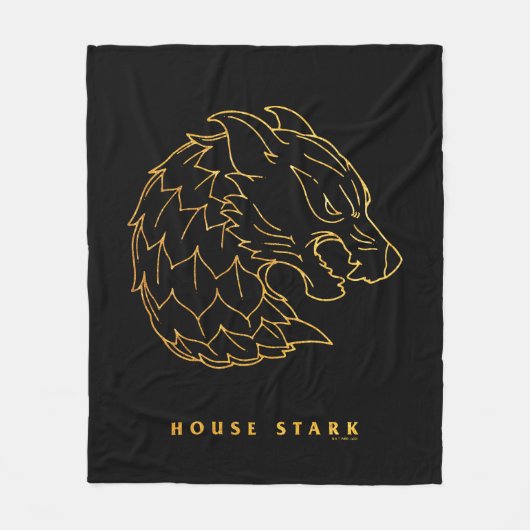 House Stark Icon Fleecedecke (Vorderseite)