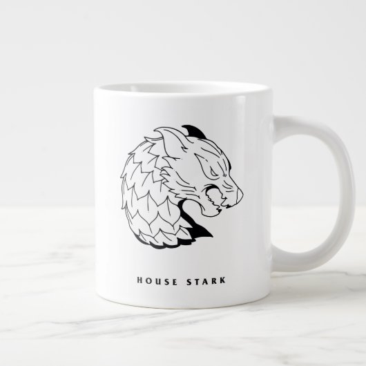 House Stark Icon Jumbo-Tasse (Rechts)