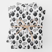 House Stark Icons & Portraits Muster Geschenkpapier Set (Beispiel)