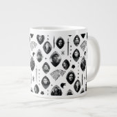 House Stark Icons & Portraits Muster Jumbo-Tasse (Vorderseite Rechts)