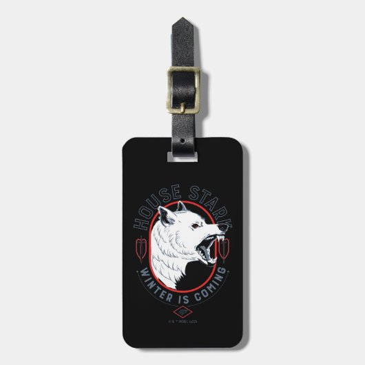 House Stark - Winter kommt Gepäckanhänger (Vorderseite vertikal)