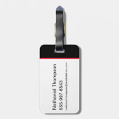 House Stark - Winter kommt Gepäckanhänger (Rückseite vertikal)