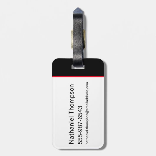 House Stark - Winter kommt Gepäckanhänger (Rückseite vertikal)