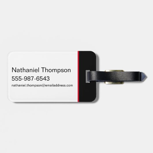 House Stark - Winter kommt Gepäckanhänger (Rückseite horizontal)