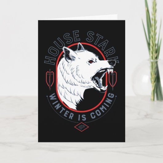 House Stark - Winter kommt Karte (Vorderseite)