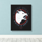 House Stark - Winter kommt Leinwanddruck (Insitu (Holzboden))