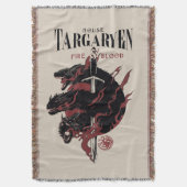 House Targaryen - Feuer und Blut Decke (Vorderseite Vertikal)