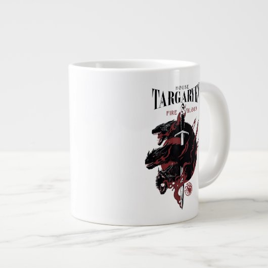 House Targaryen - Feuer und Blut Jumbo-Tasse (Vorderseite Rechts)