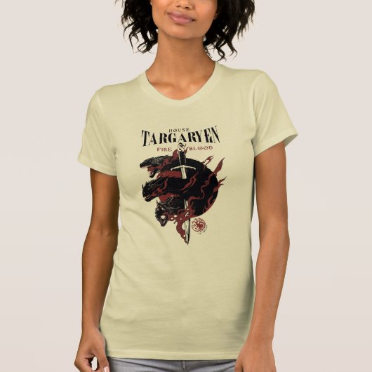 House Targaryen - Feuer und Blut T-Shirt (Vorderseite)