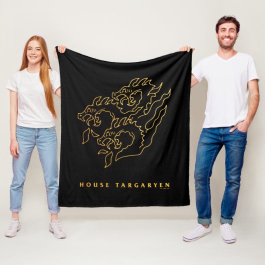 House Targaryen Icon Fleecedecke (Beispiel)