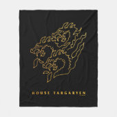 House Targaryen Icon Fleecedecke (Vorderseite)