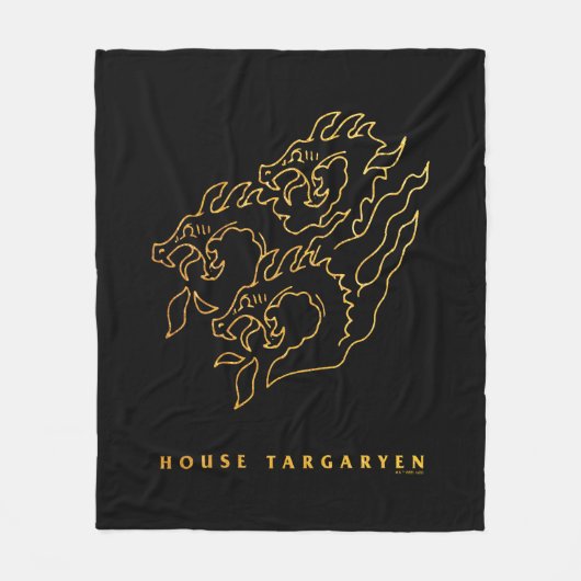 House Targaryen Icon Fleecedecke (Vorderseite)