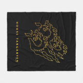 House Targaryen Icon Fleecedecke (Vorderseite (Horizontal))