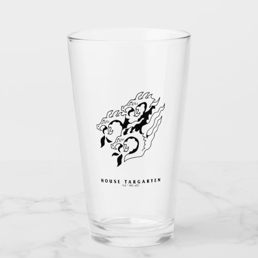 House Targaryen Icon Glas (Vorderseite)