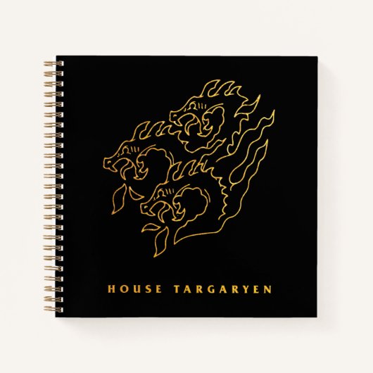 House Targaryen Icon Notizblock (Vorderseite)