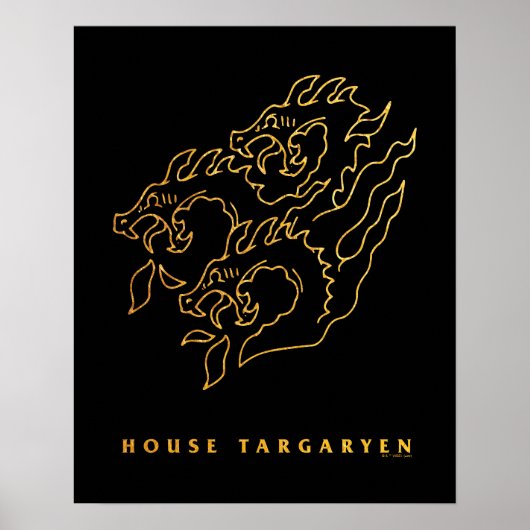 House Targaryen Icon Poster (Vorne)