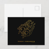 House Targaryen Icon Postkarte (Vorne/Hinten)
