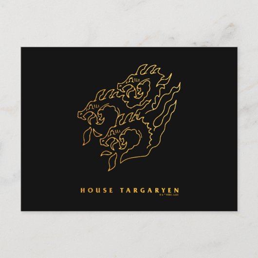 House Targaryen Icon Postkarte (Vorderseite)