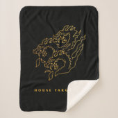 House Targaryen Icon Sherpadecke (Vorderseite)