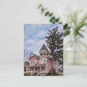 House - Viktorianisch - Flemington, NJ - The Pink Postkarte (Stehend Vorderseite)