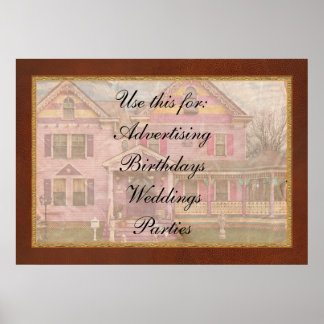House - Viktorianisch - I Liebe Poster
