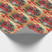 House Wood Snake Geschenkpapier (Ecke)