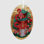 House Wood Snake Ornament (Vorderseite)