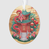 House Wood Snake Ornament (Vorderseite)