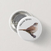 House Wren Button (Vorne & Hinten)