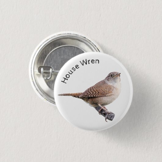 House Wren Button (Vorne & Hinten)