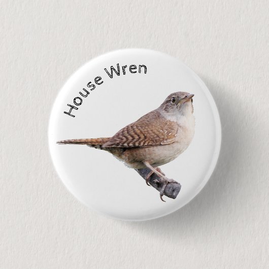 House Wren Button (Vorderseite)