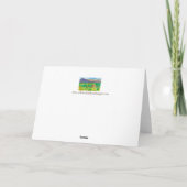 House Wüste Mountains Wasserfarbe Glückwunsch zum Karte (Rückseite)