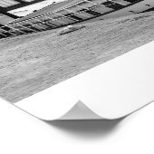 Houseboat auf der Seine Poster (Ecke)