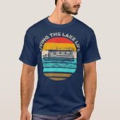Houseboot Living Lake Life T-Shirt (Vorderseite)