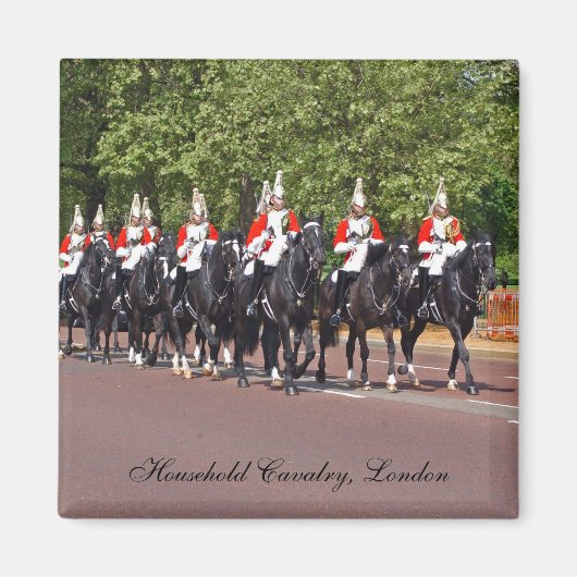 Household Cavalry London Magnet (Vorne)