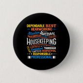 Housekeeng Appreciation Environmental Services Wee Button (Vorderseite)