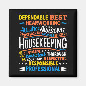 Housekeeng Appreciation Environmental Services Wee Magnet (Vorne)
